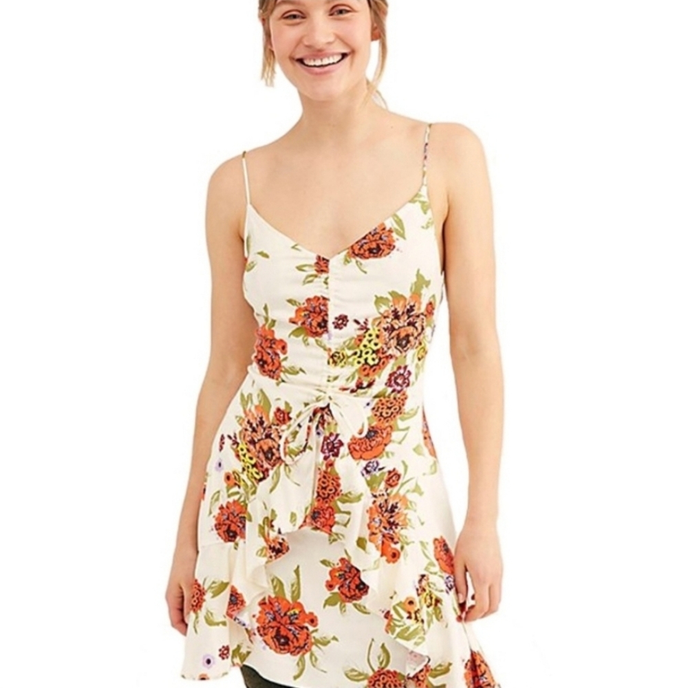 Free People Happy Heart Mini Dress size Small